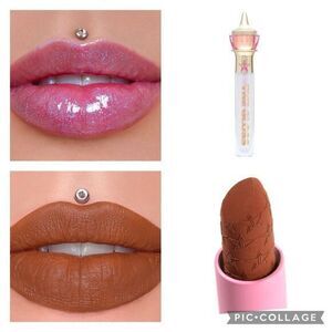 NIB Jeffree Star 1 The Gloss Lip Gloss and 1 Velvet Trap Lipstick
